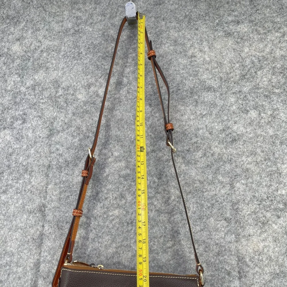 Dooney‎ & Bourke Crossbody Bag Women Small Brown Pebble Leather shoulder Purse